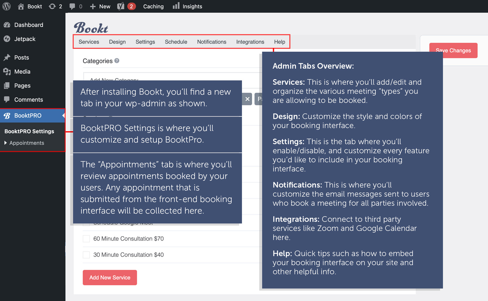 Brindle Booking Overview